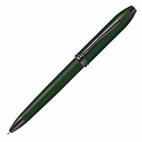 bulk wrapped Cross Townsend Midnight Green Micro Knurl Ballpoint Pen