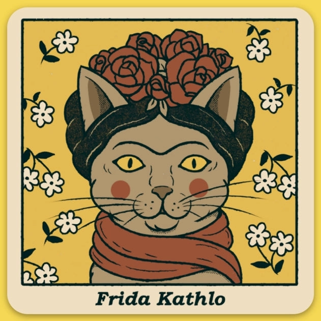 refined Frida Kathlo Vinyl Sticker