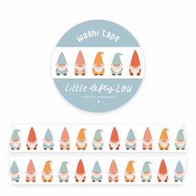Garden Gnomes Washi Tape quickdry