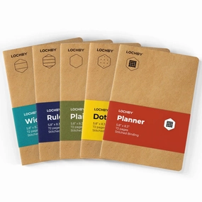 retro Lochby 5.8 By 8.3 Inch Tomoe River Notebooks