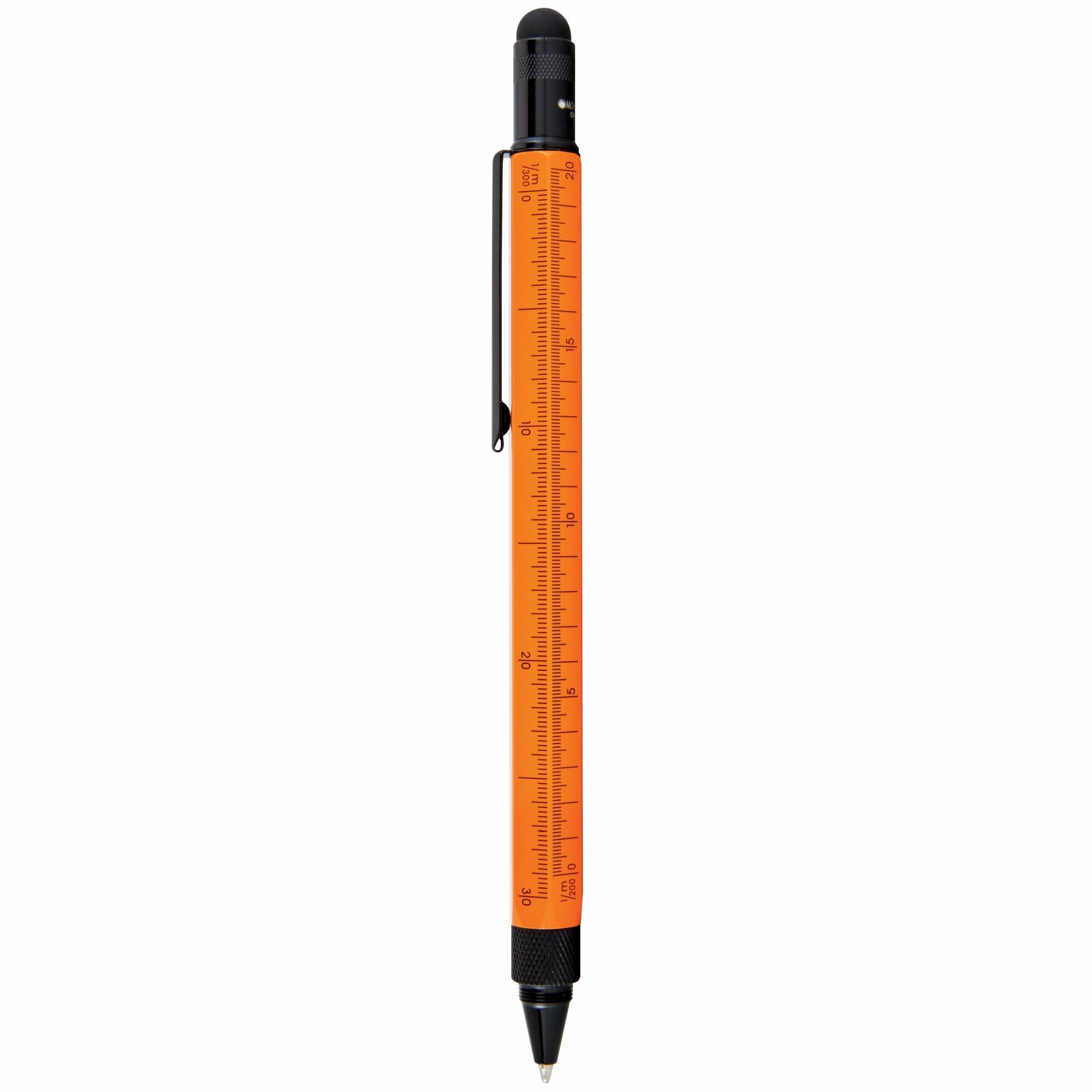 retro Monteverde One Touch Stylus Tool Orange And Black Ballpoint Pen