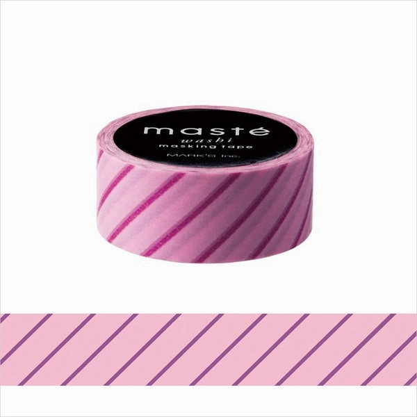 Purple Stripe Washi Tape Mast special colorful