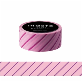 Purple Stripe Washi Tape Mast special colorful