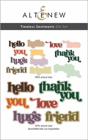 Timeless Sentiments Die Set alloy