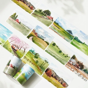 Countryside Escapade Wide Washi / Pet Tape leather