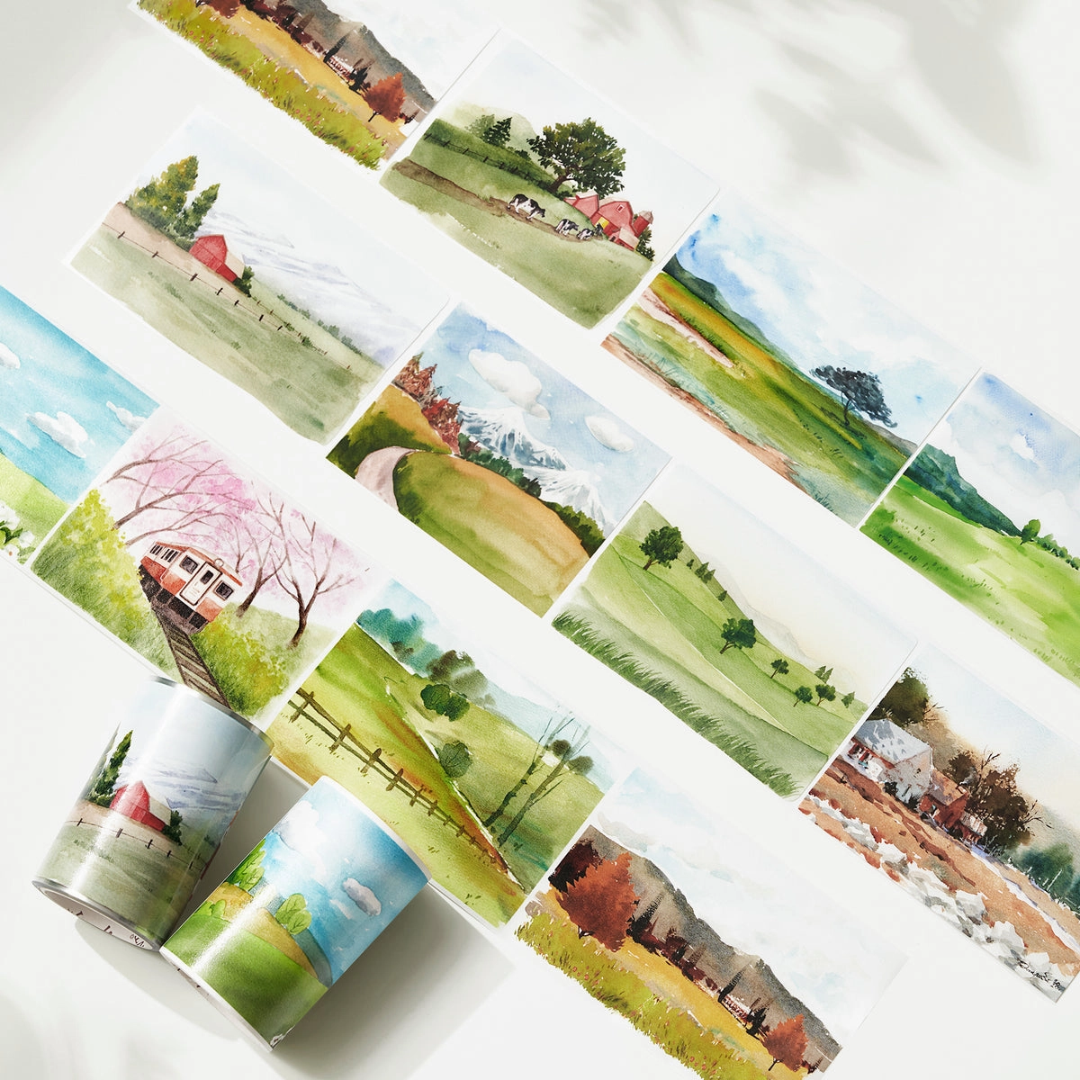 Countryside Escapade Wide Washi / Pet Tape leather