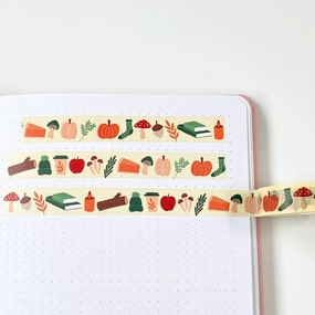 bright sealed Cozy Autumn Washi Tape