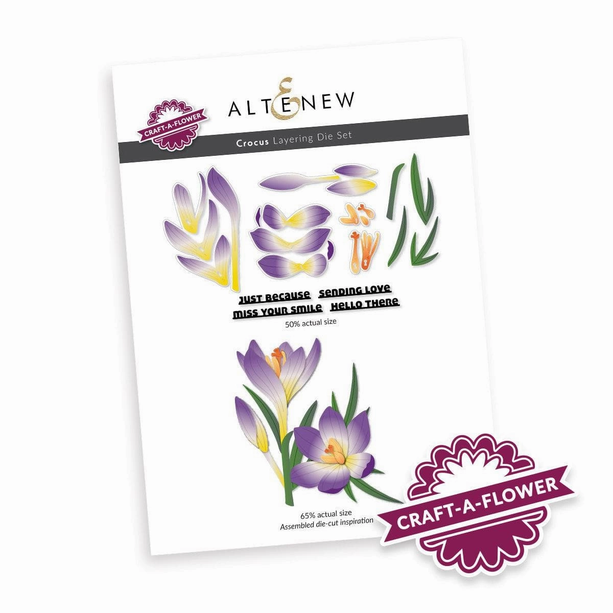 Craft-A-Flower: Crocus Layering Die Set bestselling metal