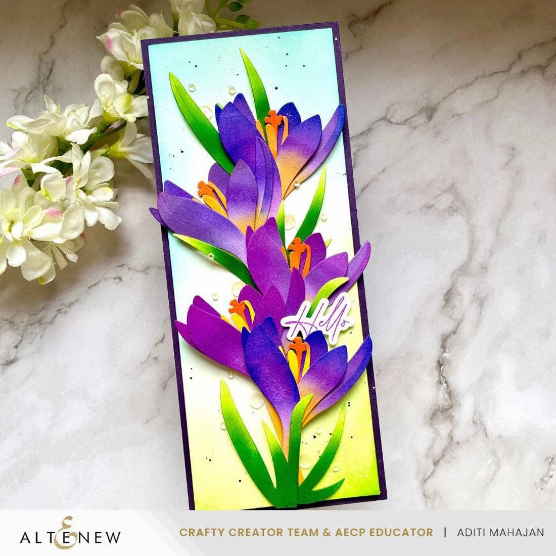 Craft-A-Flower: Crocus Layering Die Set collectible valuable