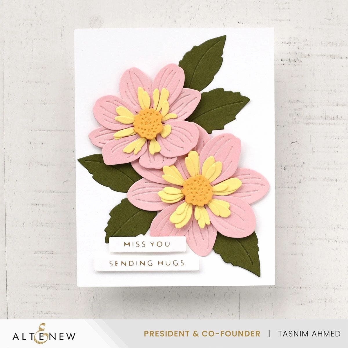 metal metallic Craft-A-Flower: Dahlia April Heather Die Set