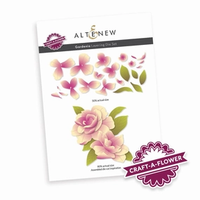 cool pastel Craft-A-Flower: Gardenia Layering Die Set