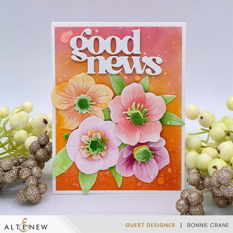 Craft-A-Flower: Hellebore Layering Die Set small colorful