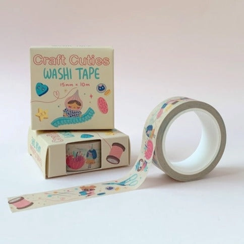 Craft Cuties Washi Tape colorful cotton
