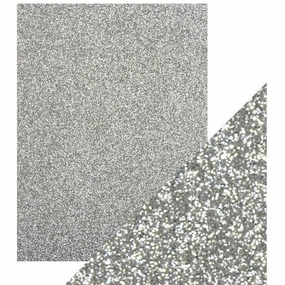 Craft Perfect Glitter Card 8.5X11 - 5/Pkg - Silver Screen bundle eco