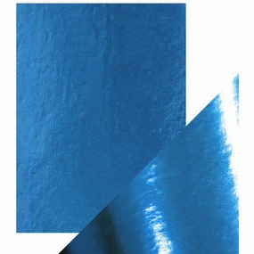 Craft Perfect Mirror Card - 8.5X11 5/Pkg - Imperial Blue ceramic quality