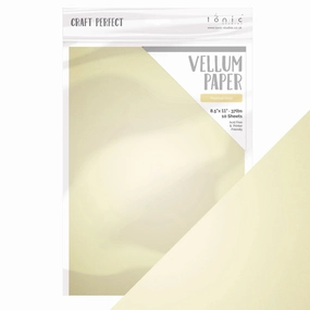 Craft Perfect Vellum Paper - 8.5X11 5/Pkg - Pearled Gold collapsible ergonomic