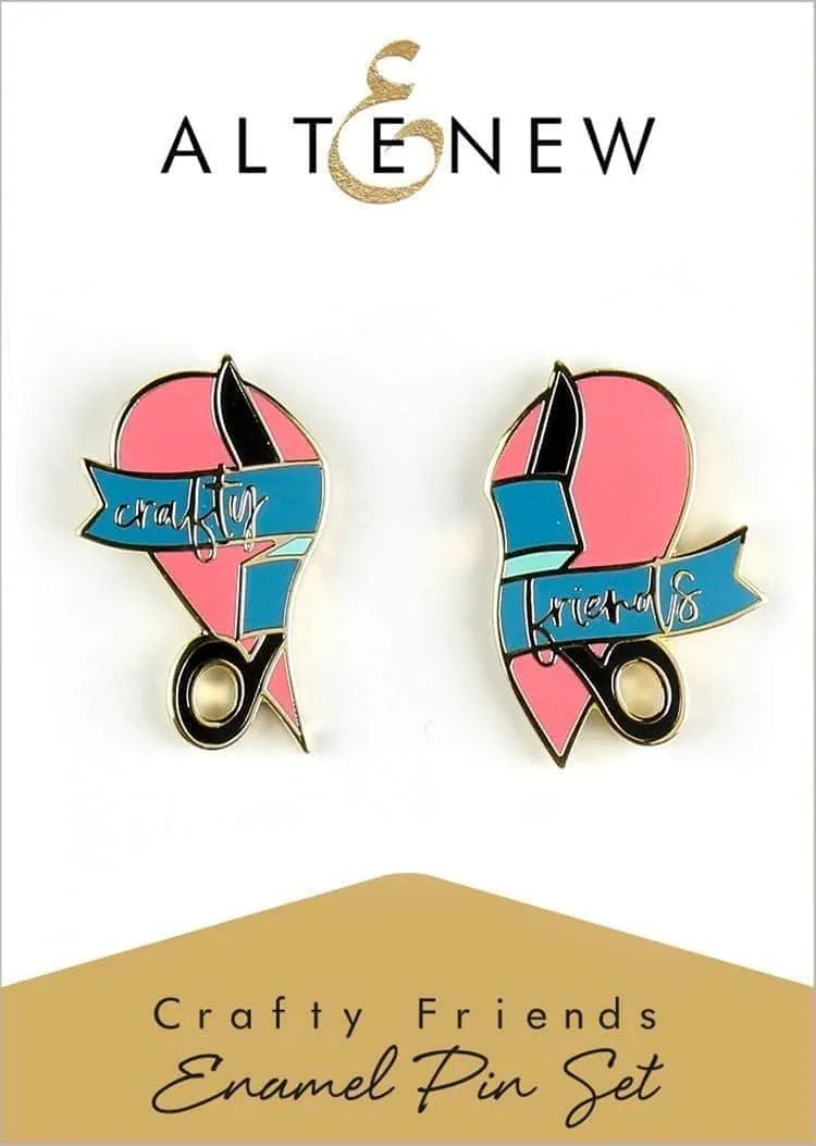 Crafty Friends Enamel Pin Set professional