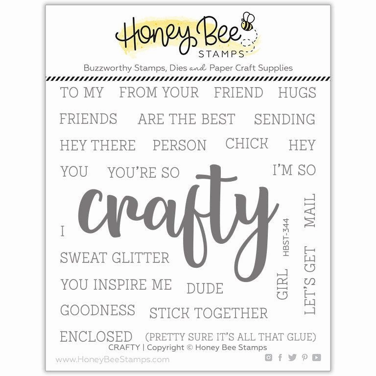 Crafty - 4X4 Stamp Set - Retiring tall limited