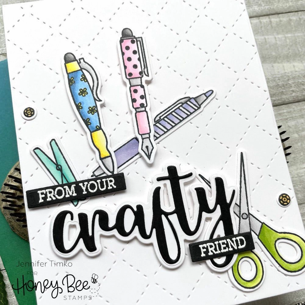 Crafty - 4X4 Stamp Set - Retiring new