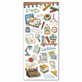 Crayon Art Sticker Stationery thin popular