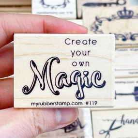recycled superior Create Your Own Magic Rubber Stamp