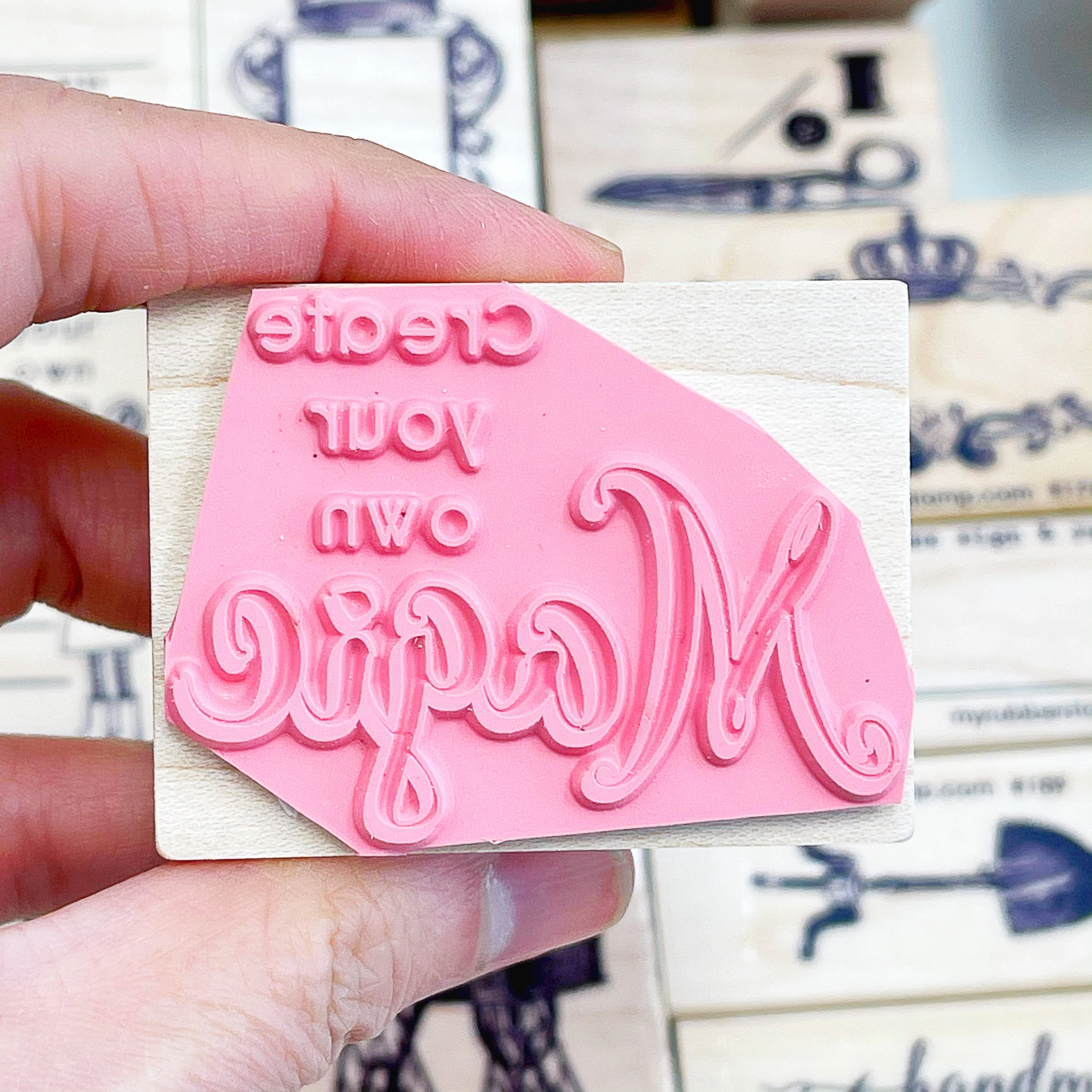 Create Your Own Magic Rubber Stamp valuable
