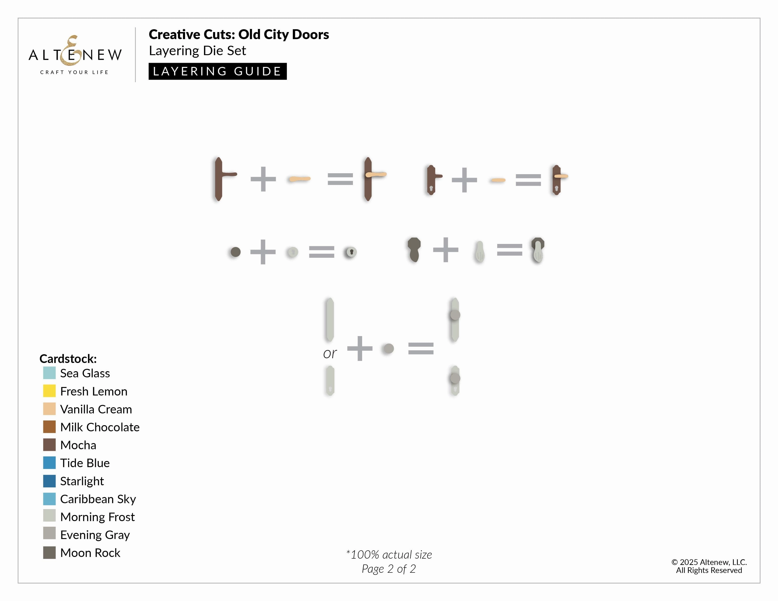 Creative Cuts: Old City Doors Layering Die Set original