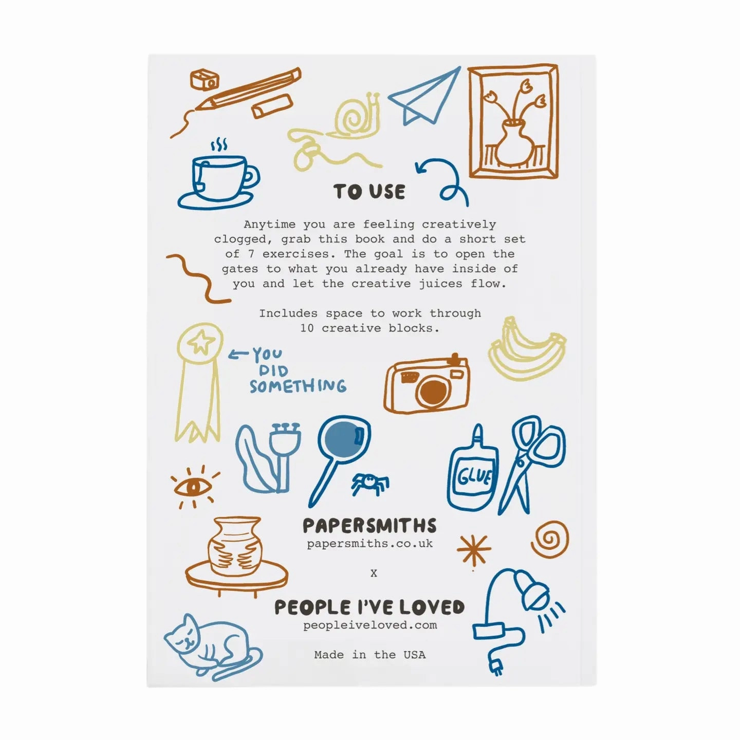 deluxe classic Creative Unblocker 6" X 8.5" Journal Notebook