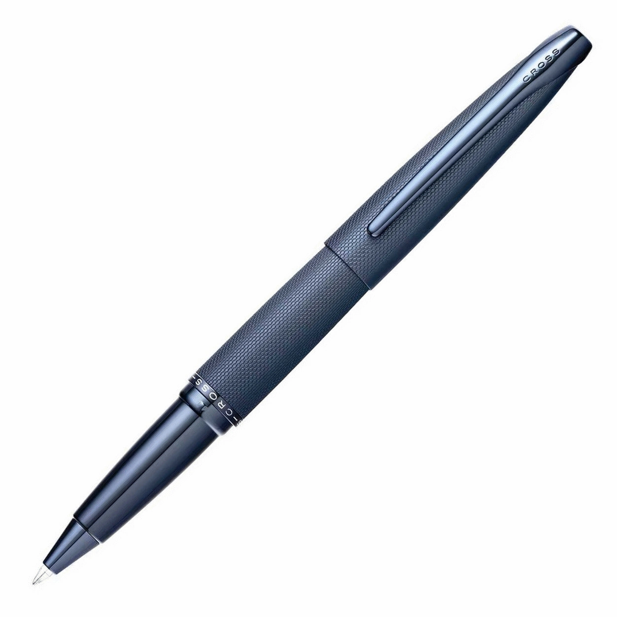 round trusted Cross Atx Sandblasted Dark Blue Rollerball Pen