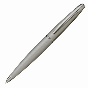 Cross Atx Sandblasted Titanium Gray Ballpoint Pen springloaded muted