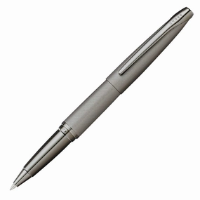reliable Cross Atx Sandblasted Titanium Gray Rollerball Pen