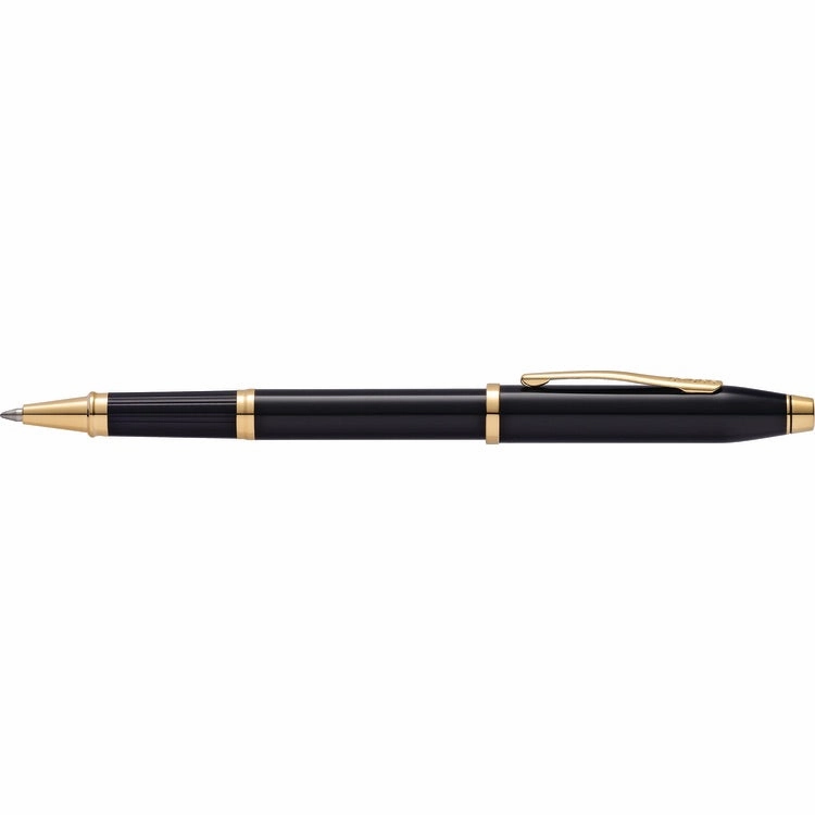 kit Cross Century Ii Black 23Kt Gold Rollerball Pen