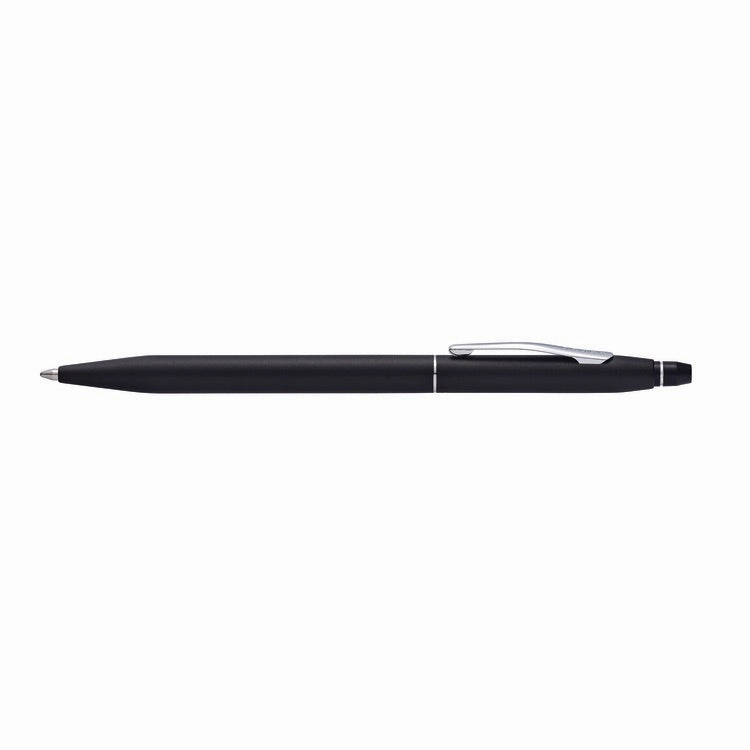 recycled Cross Click Classic Black W/Chrome Appointments Ballpoint Pen