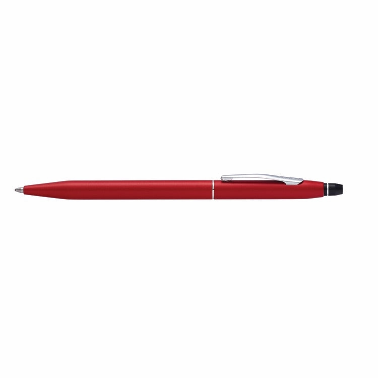 fiber springloaded Cross Click Crimson Lacquer W/Chrome Appointments Ballpoint Pen