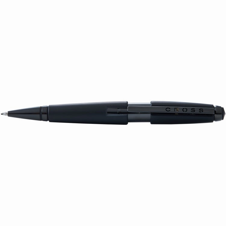 metallic classic Cross Edge Matte Black W/Pvd Rollerball Pen