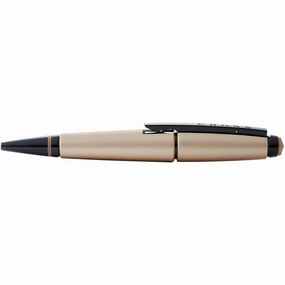 muted refillable Cross Edge Matte Hazelnut W/Pvd Rollerball Pen