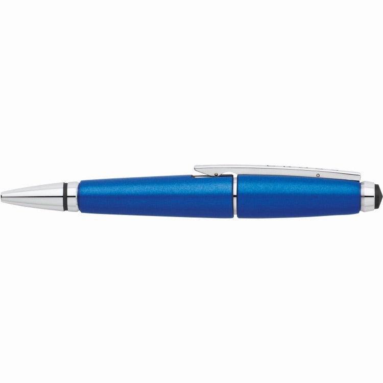 stackable Cross Edge Nitro Blue Rollerball Pen