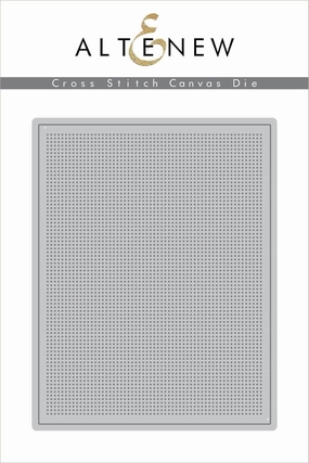 Cross Stitch Canvas Die organic resin