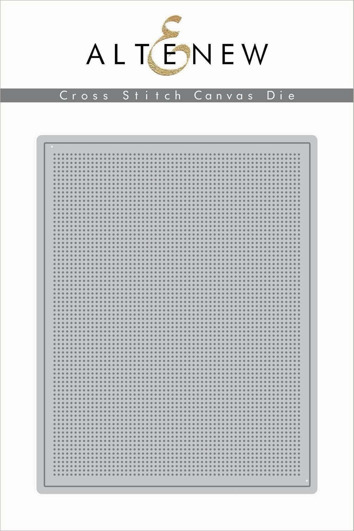Cross Stitch Canvas Die organic resin