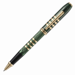 Cross Townsend Special-Edition 175Th Anniversary Collection Translucent Green Lacquer Rollerball Pen lasting