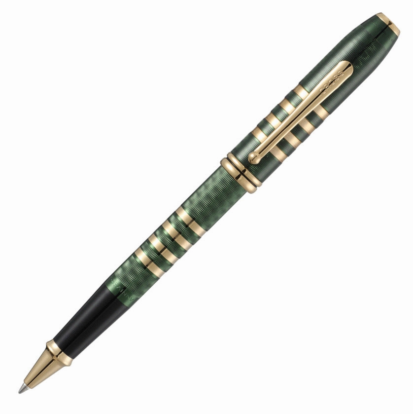 Cross Townsend Special-Edition 175Th Anniversary Collection Translucent Green Lacquer Rollerball Pen lasting