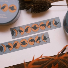 Crow And Moon Washi Tape cool