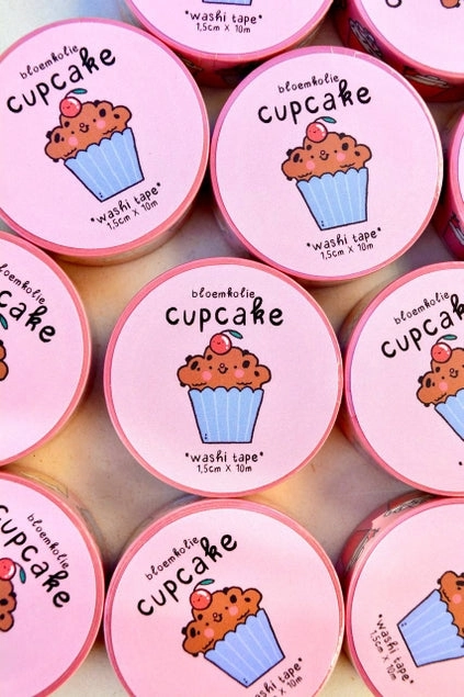 Cupcake Washi Tape loose recycled