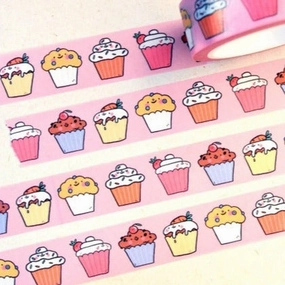 springloaded cool Cupcake Washi Tape