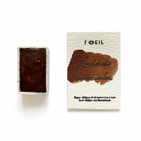 bronze waterproof Cuprite (Mineral) - Artist Grade Handmade Honey Based Watercolor Paint Full Pan 3.2Ml