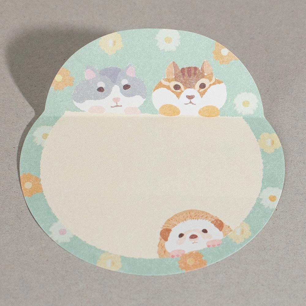 Cute Critters Sticky Notes compact