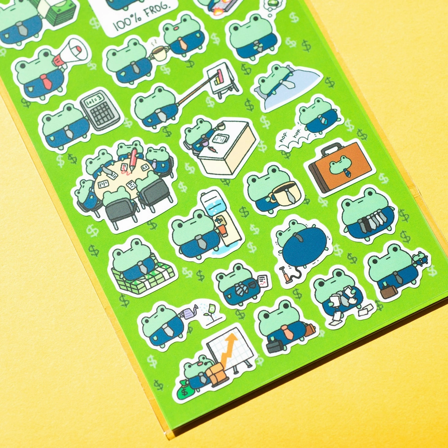 A Bizness Day Sticker Sheet expandable
