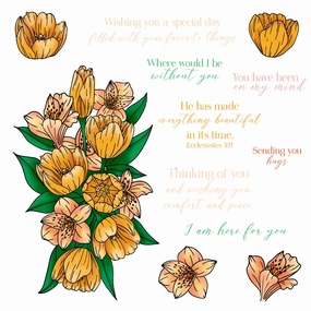 Everything Beautiful - 6X6 Stamp Set metal finest