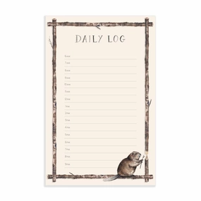 Daily Log Watercolor Notepad thin valuable