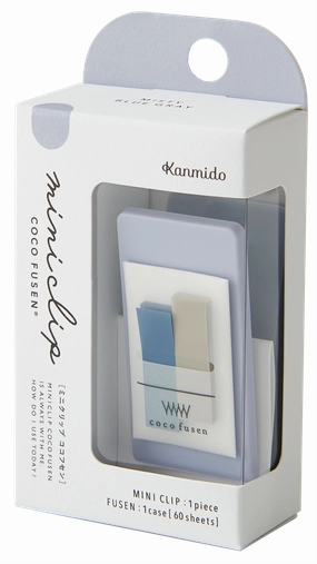 Mini Clip Coco Fusen Misty Blue Grey loose